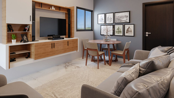 Apartamento de 2 quartos no Village da Serra